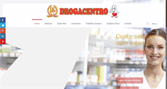 Desktop Screenshot of drogariadrogacentro.com.br
